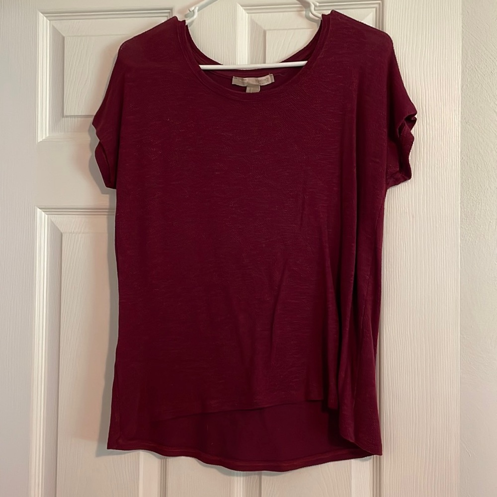 Forever21 sweater tshirt, maroon, size small